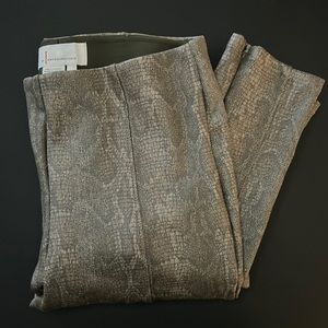 Anthropologie Snake Print Pants